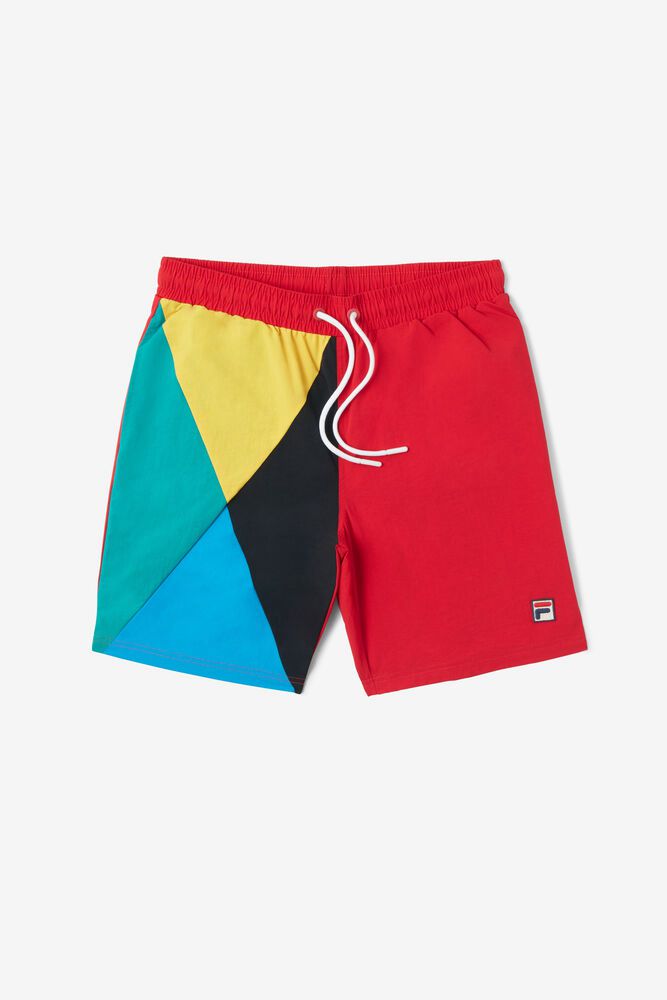 Fila Rhett Swim Shorts Red - Mens - 68742QHTJ